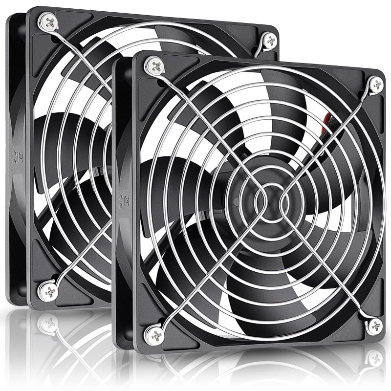 GDSTIME 5Volt 120mm Fan, 1500RPM 120mm x 25mm DC Brushless Cooling Fan - Image 1